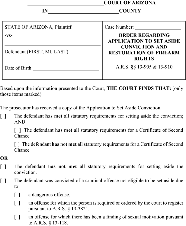 Image 1 within Form 31(b). Order Regarding Application to Set Aside Conviction and Restore Firearm Rights