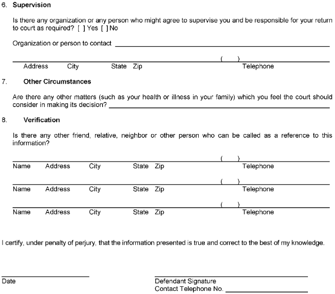 Image 3 within Form 4(b). Release Questionnaire/Defendant