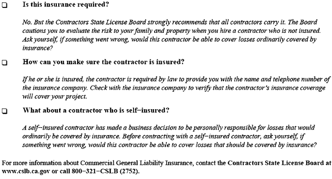 Image 3 within § 872. Disclosure of General Liability Insurance.