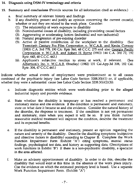 Image 6 within § 43. Method of Evaluation of Psychiatric Disability.