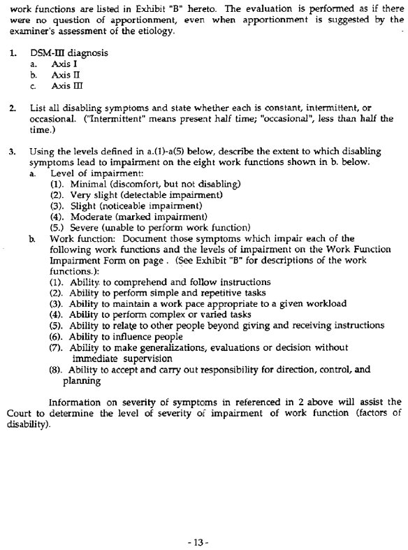 Image 12 within § 43. Method of Evaluation of Psychiatric Disability.