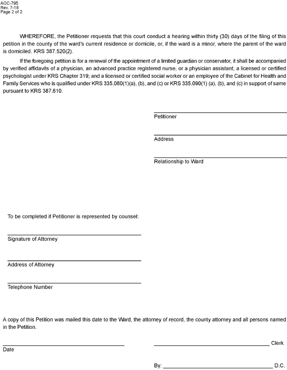 Image 2 within AOC-795 Petition for Relief, Modification or Termination
