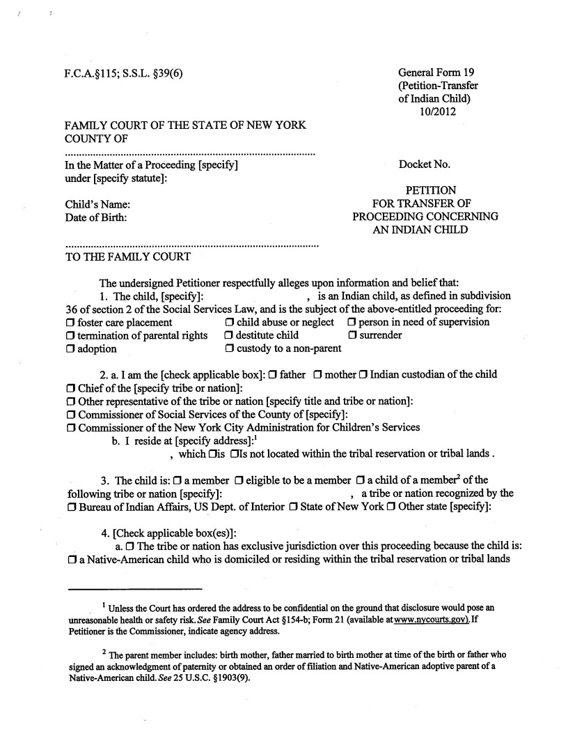 Image 1 within 22 CRR-NY D IV A General Form 19